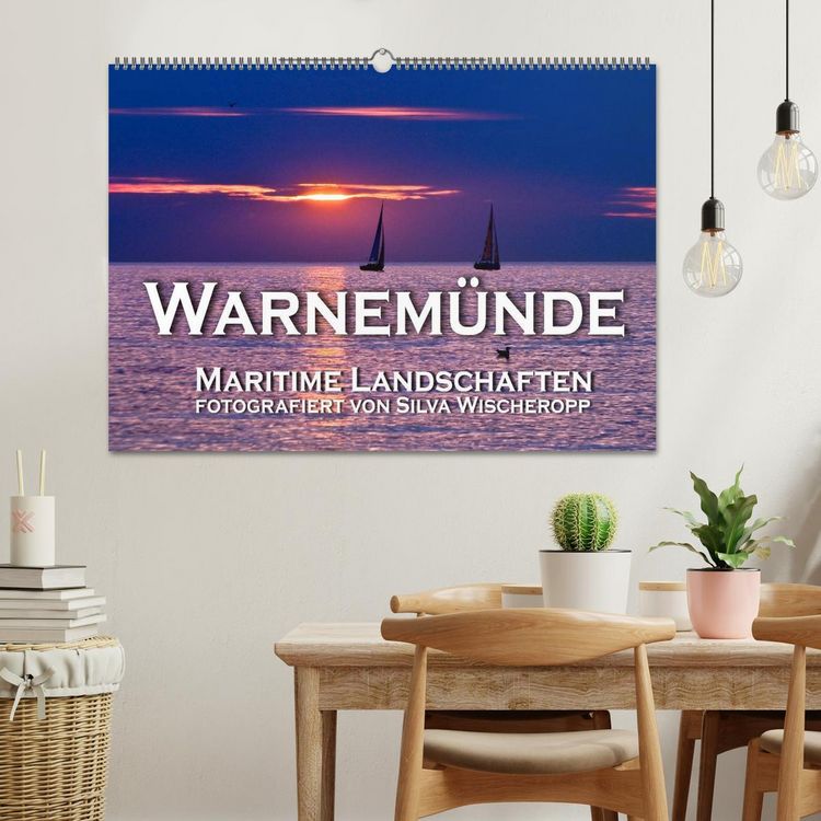 Produktbild: Warnem&uuml;nde - Maritime Landschaften (Wandkalender 2026 DIN A2 quer), CALVENDO Monatskalender