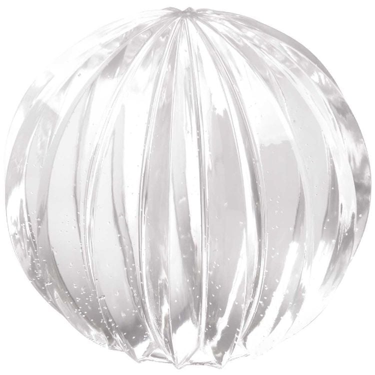 Produktbild: Silikon Gie&szlig;form Kugel mit Steifen, &Oslash; 7,5 x 7 cm / Au&szlig;enma&szlig; Silikonform &Oslash; 7,7 x 7,2 cm