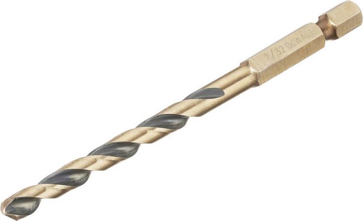 Produktbild: DEWALT DT20606-QZ HSS-G Metall-Spiralbohrer 1 St&uuml;ck 5 mm Gesamtl&auml;nge 95 mm korrosionsgesch&uuml;tzt Sechskant 1 St.