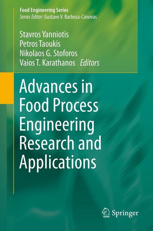 Produktbild: Advances in Food Process Engineering Research and Applications