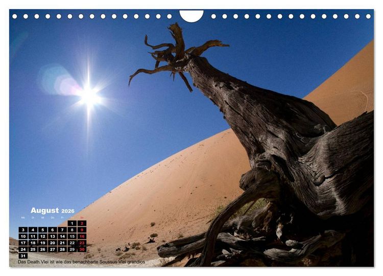 Produktbild: Namibia mal anders (Wandkalender 2026 DIN A4 quer), CALVENDO Monatskalender