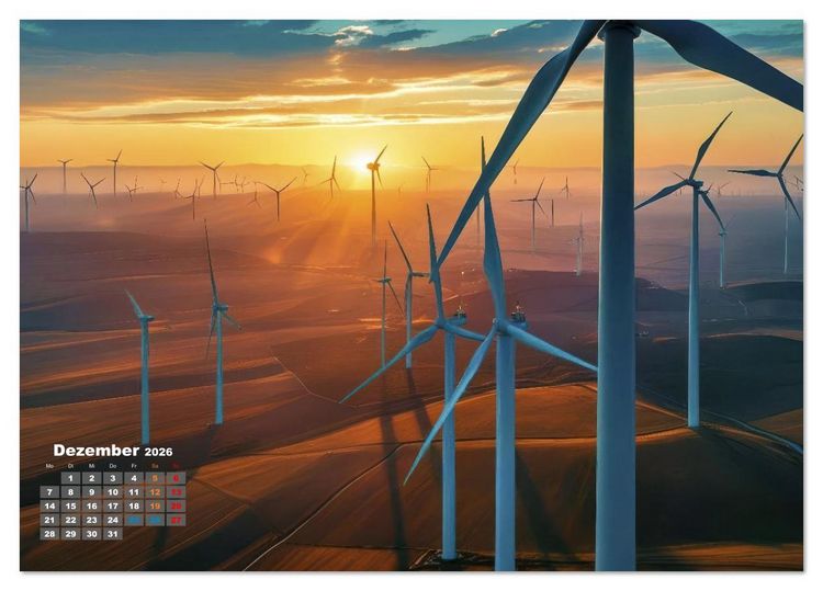 Produktbild: Energien der Prospektive (Tischkalender 2026 DIN A5 quer), CALVENDO Monatskalender