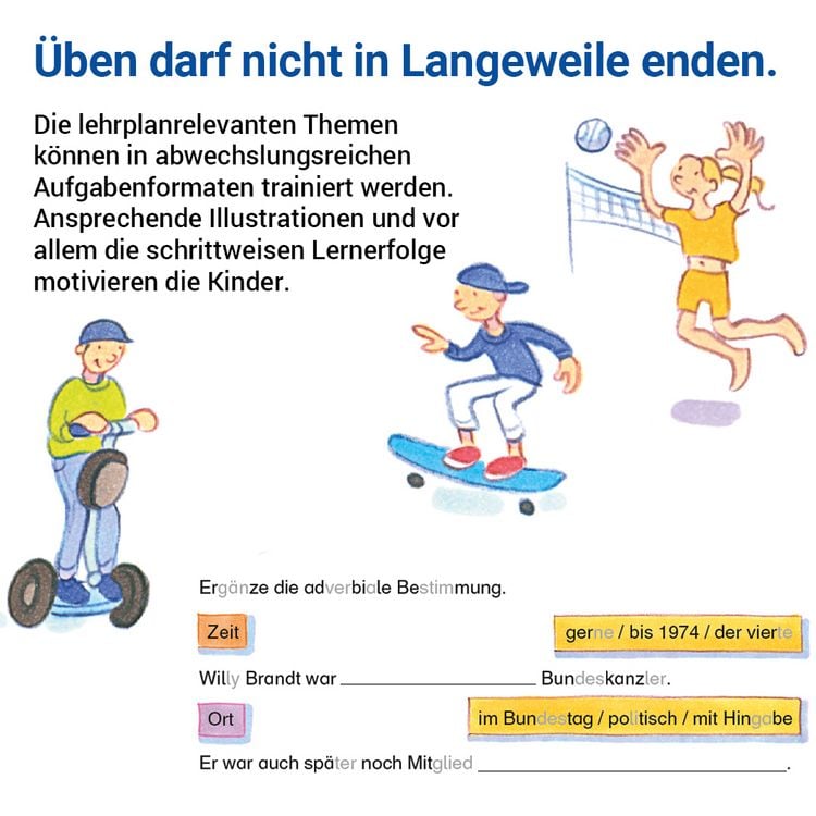 Produktbild: Das &Uuml;bungsheft Deutsch 6