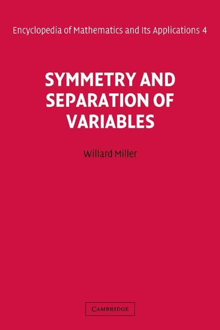 Produktbild: Symmetry and Separation of Variables