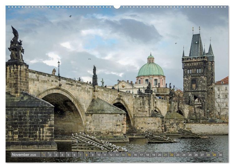 Produktbild: Br&uuml;cken in Europa (hochwertiger Premium Wandkalender 2026 DIN A2 quer), Kunstdruck in Hochglanz