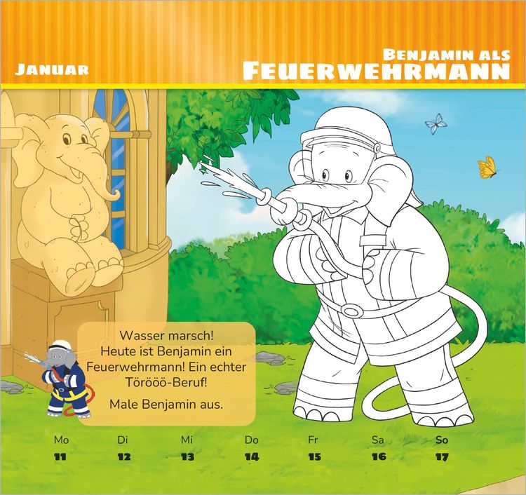 Produktbild: Benjamin Bl&uuml;mchen Spiel- und Spa&szlig;kalender 2027