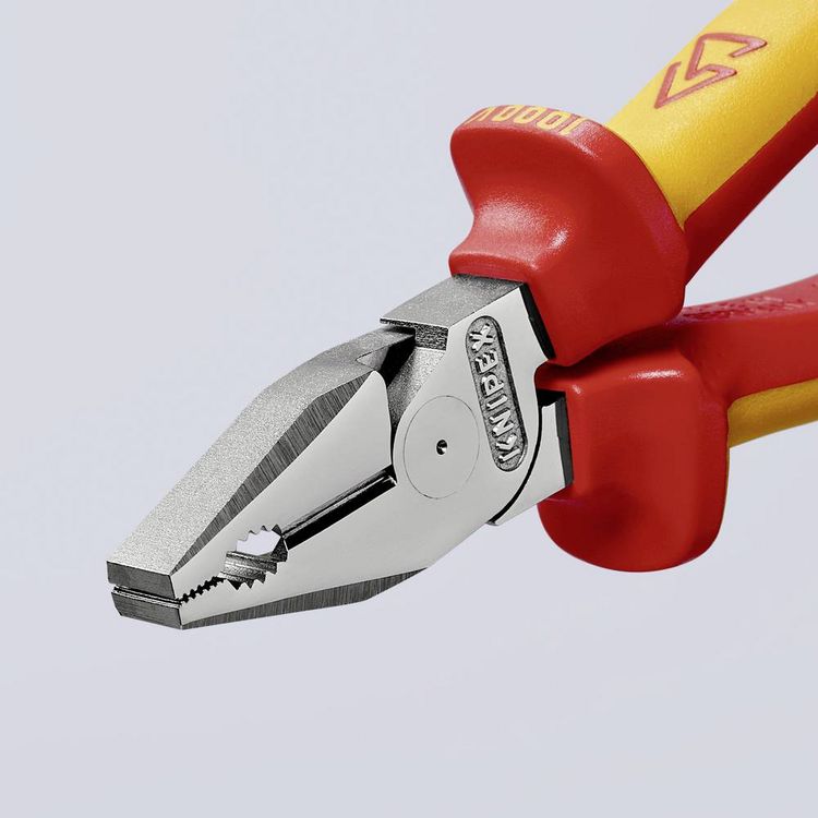 Produktbild: Knipex 02 06 180 VDE Kraft-Kombizange 180mm DIN ISO 5746, DIN EN 60900