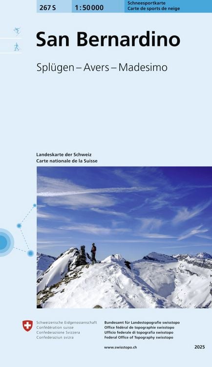 Produktbild: 267S San Bernardino Schneesportkarte
