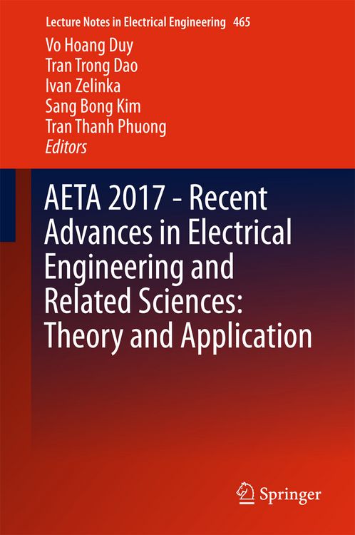 Produktbild: AETA 2017 - Recent Advances in Electrical Engineering and Related Sciences: Theory and Application