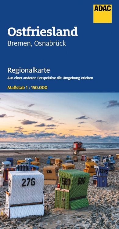 Produktbild: ADAC Regionalkarte 04 Ostfriesland 1:150.000