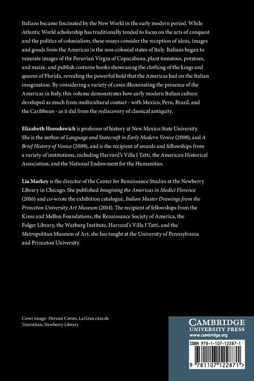 Produktbild: The New World in Early Modern Italy, 1492-1750