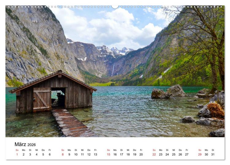 Produktbild: Im Land des K&ouml;nigssees (Wandkalender 2026 DIN A2 quer), CALVENDO Monatskalender