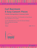 Produktbild: Baermann, C: 5 Easy Concert Pieces Op 63
