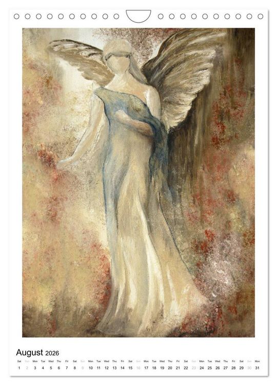 Produktbild: Angel paintings (Wall Calendar 2026 DIN A4 portrait), CALVENDO 12 Month Wall Calendar