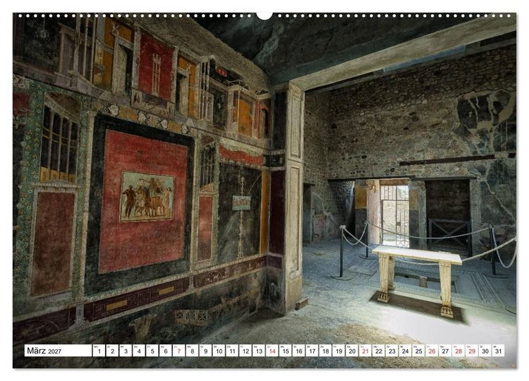Produktbild: Versteinerte Stadt Pompeji (hochwertiger Premium Wandkalender 2027 DIN A2 quer), Kunstdruck in Hochglanz