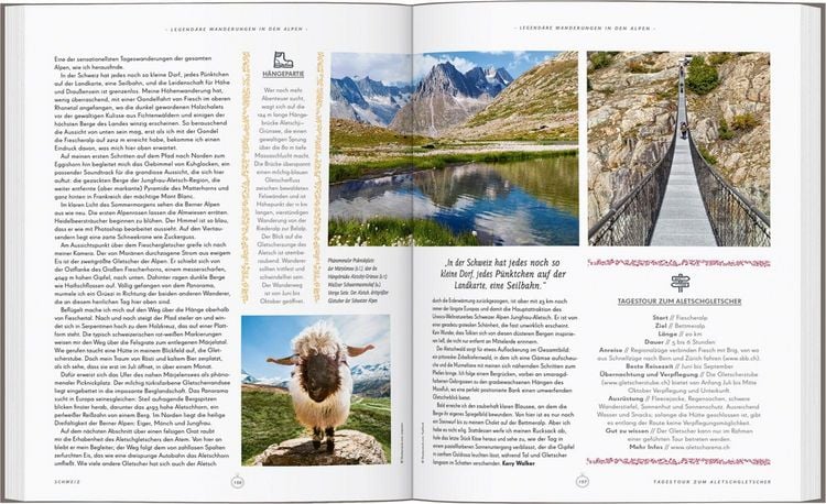 Produktbild: LONELY PLANET Bildband Legend&auml;re Wanderungen in den Alpen