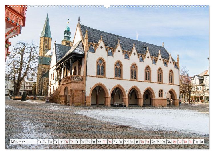 Produktbild: Goslar im Winter (Wandkalender 2027 DIN A2 quer), CALVENDO Monatskalender
