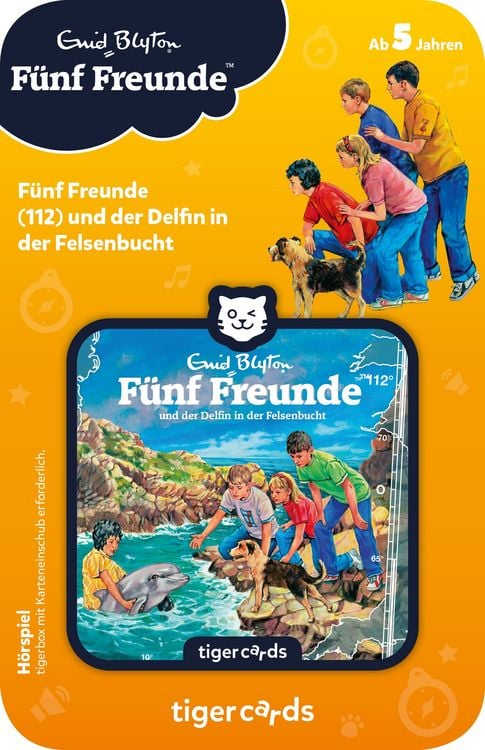Produktbild: tigercard - F&uuml;nf Freunde - Folge 112: und der Delfin in der Felsenbucht