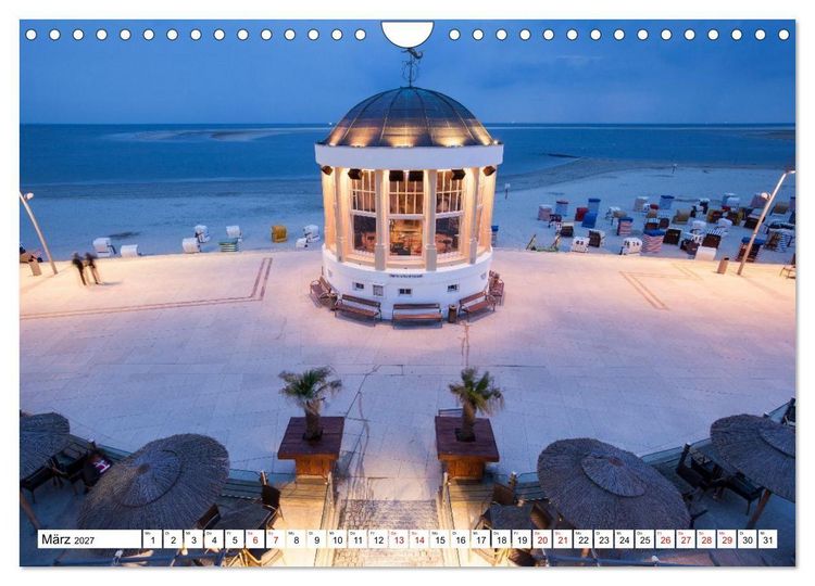 Produktbild: Borkum - Momente einer Reise (Wandkalender 2027 DIN A4 quer), CALVENDO Monatskalender