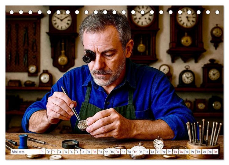 Produktbild: Traditionelle Gewerke (Tischkalender 2026 DIN A5 quer), CALVENDO Monatskalender