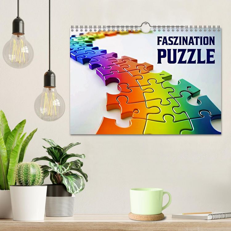 Produktbild: Faszination PUZZLE (Wandkalender 2026 DIN A4 quer), CALVENDO Monatskalender
