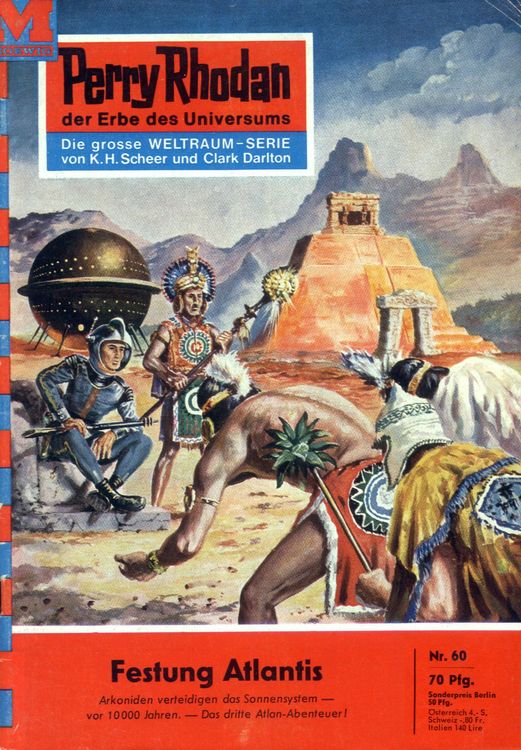 Produktbild: Perry Rhodan 60: Festung Atlantis
