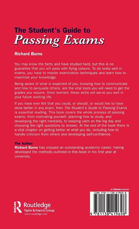 Produktbild: The Student's Guide to Passing Exams