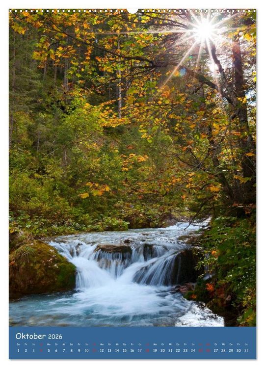 Produktbild: Der Weg des Wassers (hochwertiger Premium Wandkalender 2026 DIN A2 hoch), Kunstdruck in Hochglanz
