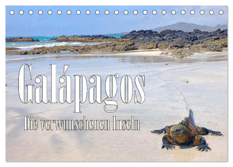 Produktbild: Gal&aacute;pagos - Die verwunschenen Inseln (Tischkalender 2026 DIN A5 quer), CALVENDO Monatskalender