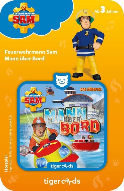 Produktbild: tigercard - Feuerwehrmann Sam - Mann &uuml;ber Bord