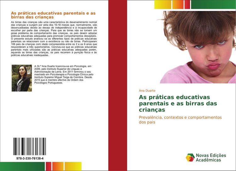 Produktbild: As pr&aacute;ticas educativas parentais e as birras das crian&ccedil;as