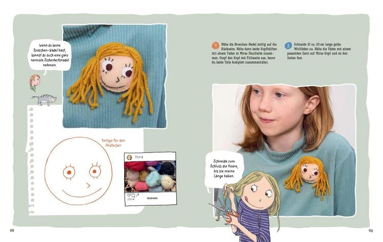 Produktbild: Mira macht Sachen &ndash; #basteln #stricken #bauen #kreativsein #zeichnen #n&auml;hen