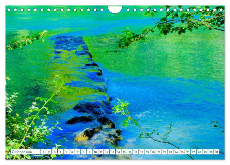 Produktbild: GR&Uuml;N . Die Kraft der Natur (Wandkalender 2026 DIN A4 quer), CALVENDO Monatskalender