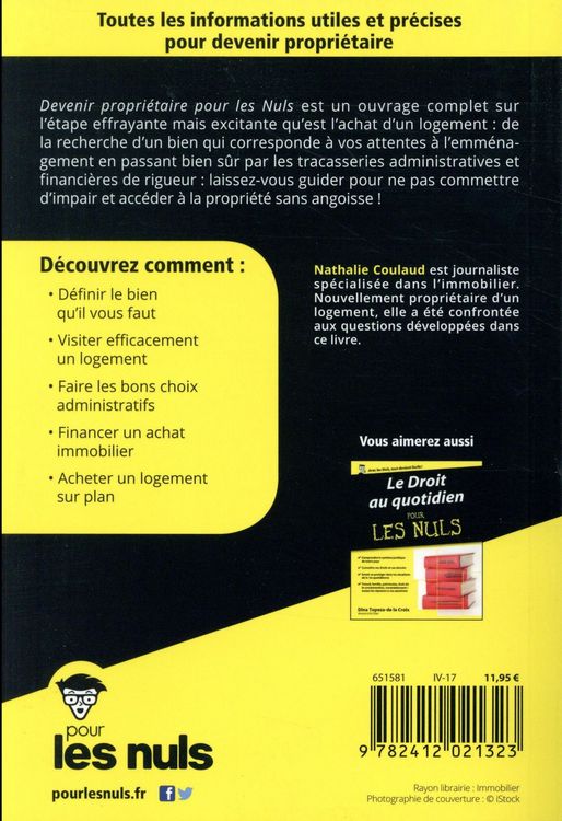 Produktbild: Devenir propri&eacute;taire pour les nuls