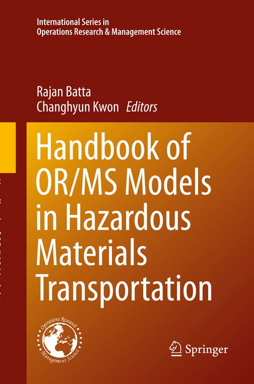 Produktbild: Handbook of OR/MS Models in Hazardous Materials Transportation
