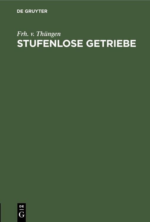 Produktbild: Stufenlose Getriebe