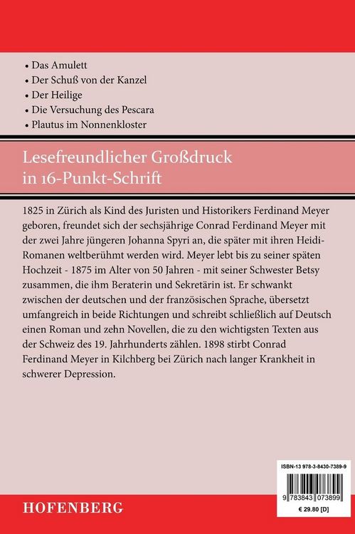 Produktbild: Novellen I (Gro&szlig;druck)
