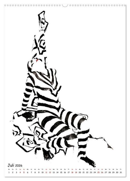Produktbild: MEL Bodypainting von fru.ch (hochwertiger Premium Wandkalender 2026 DIN A2 hoch), Kunstdruck in Hochglanz