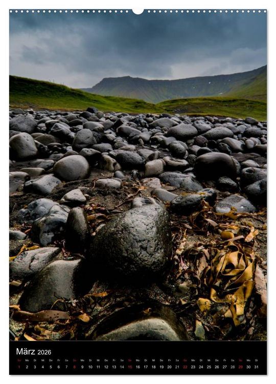 Produktbild: Island - Wundervolle Landschaften (Wandkalender 2026 DIN A2 hoch), CALVENDO Monatskalender