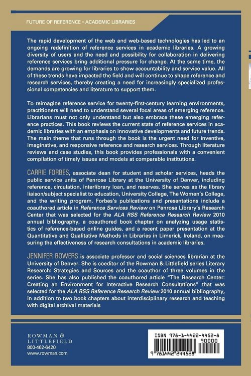 Produktbild: Rethinking Reference for Academic Libraries