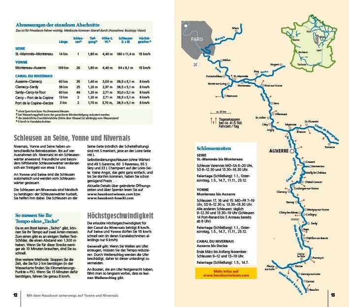 Produktbild: Yonne und Nivernais: Mit dem Hausboot unterwegs. Detailf&uuml;hrer