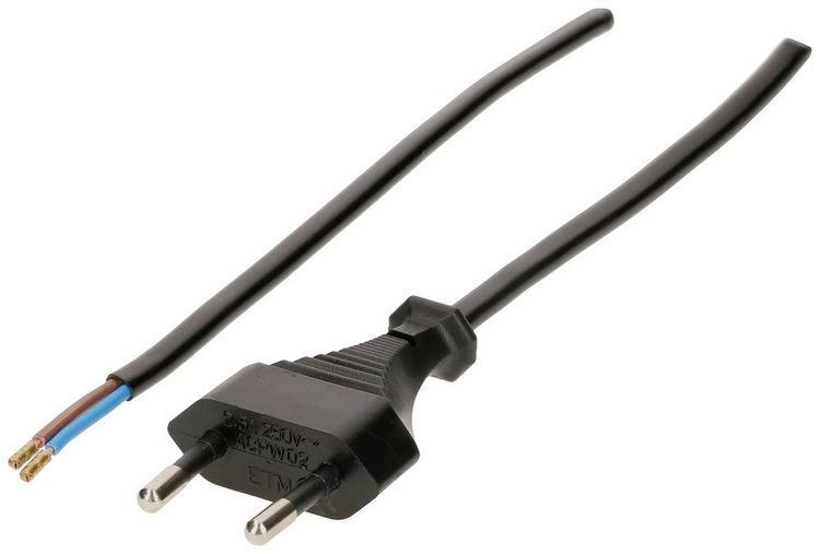 Produktbild: Max Hauri 138770 Strom Anschlusskabel Schwarz 3m