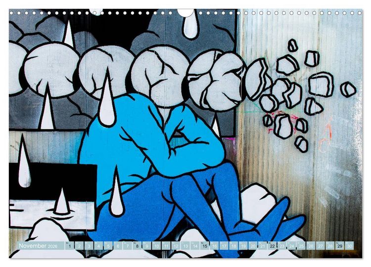 Produktbild: Street art Amsterdam Michael Jaster (Wandkalender 2026 DIN A3 quer), CALVENDO Monatskalender