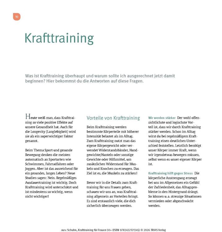 Produktbild: Krafttraining f&uuml;r Frauen 50+
