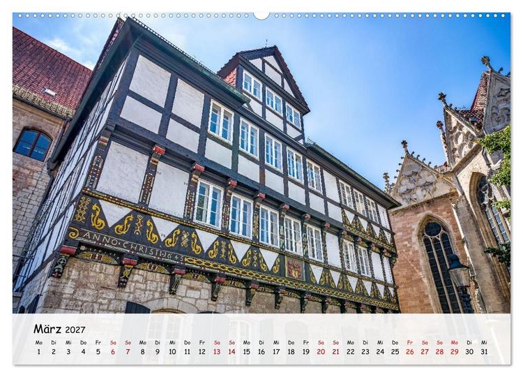 Produktbild: Braunschweig - Stadt des L&ouml;wen (hochwertiger Premium Wandkalender 2027 DIN A2 quer), Kunstdruck in Hochglanz