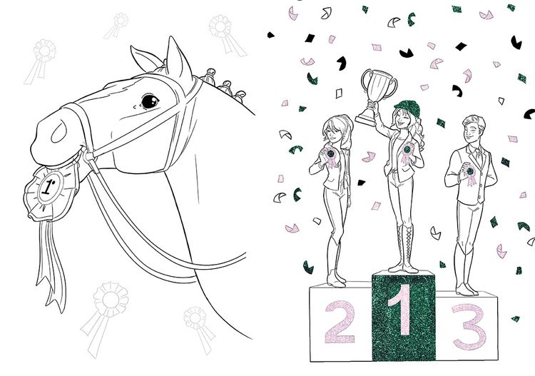 Produktbild: Schleich&reg; Horse Club&trade; &ndash; Glitzermalspa&szlig; f&uuml;r Pferdefans