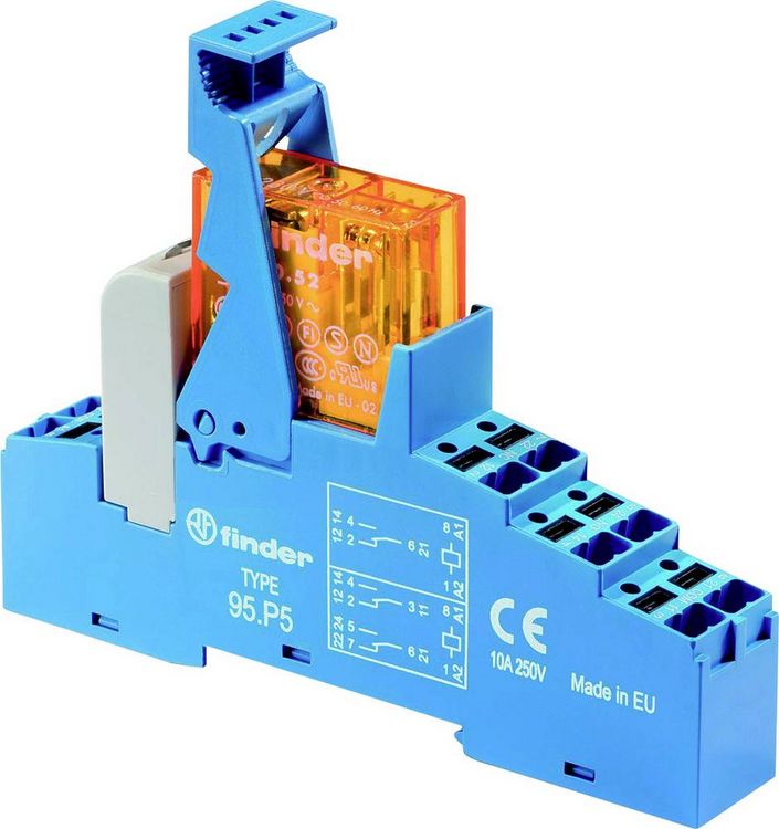 Produktbild: Finder 48.P6.9.024.4050 Koppelrelais 24 V/DC 16A 1 Wechsler 1St.