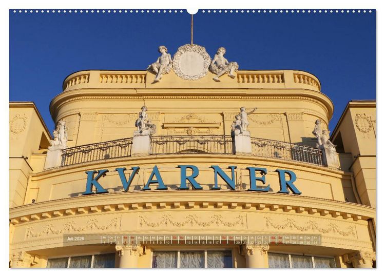 Produktbild: Zauberhaftes Opatija (Wandkalender 2026 DIN A2 quer), CALVENDO Monatskalender