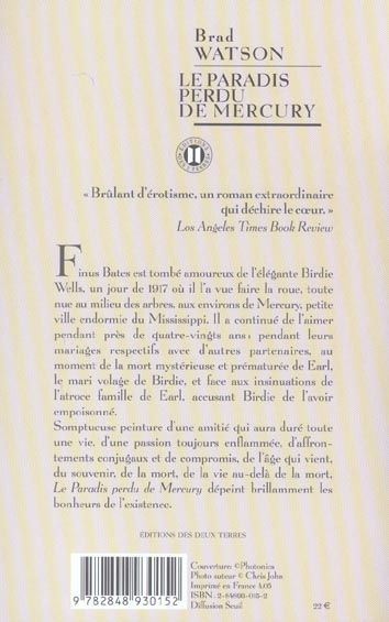 Produktbild: Le paradis perdu des Mercury