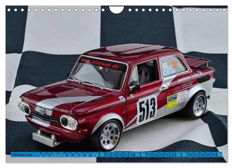 Produktbild: NSU TT CUP Auch im Kleinen ganz Gro&szlig; (Wandkalender 2026 DIN A4 quer), CALVENDO Monatskalender